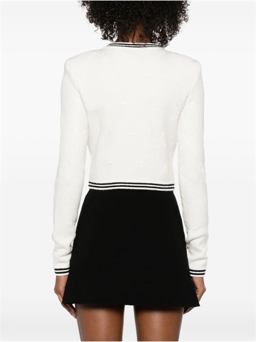 Jacquard Bow Jacket SELF PORTRAIT | RS25111CCREAM